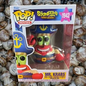 Mr. Krabs Funko #1942 (Nib) With Pop Protector